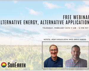 FREE WEBINAR: Alternative Energy, Alternative Applications