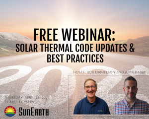FREE WEBINAR: Solar Thermal Code Updates & Best Practices