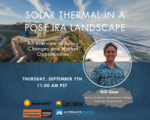 WEBINAR: Solar Thermal in a Post IRA Landscape