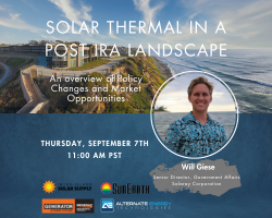 WEBINAR: Solar Thermal in a Post IRA Landscape