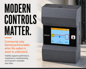 What Modern Controls Add to Commercial Solar Thermal
