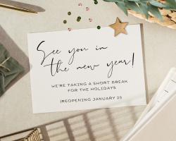 Important Holiday Closure Notice from SunEarth