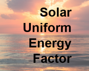 Solar Uniform Energy Factor